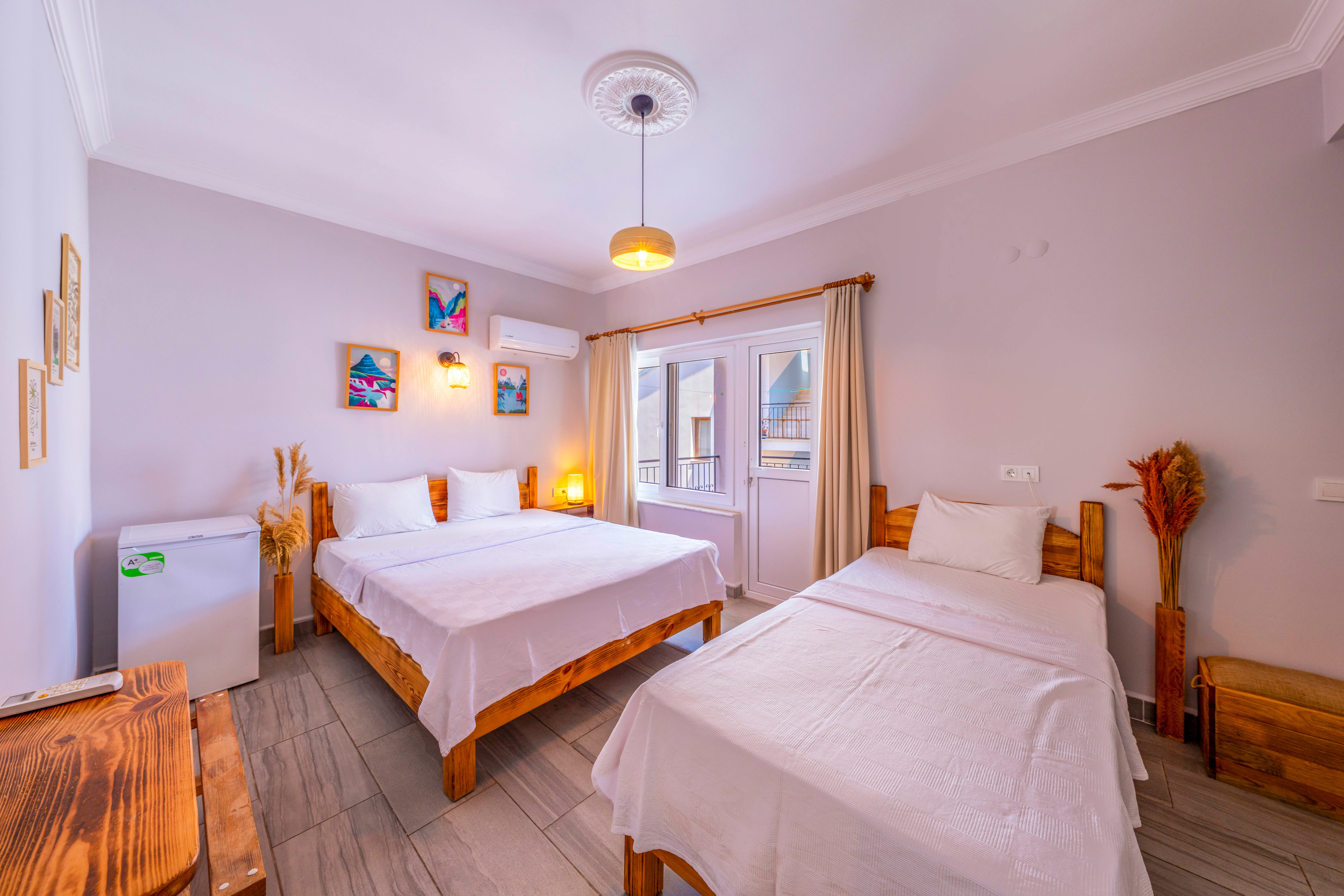 Deluxe triple room at Larex Pansiyon Kaş