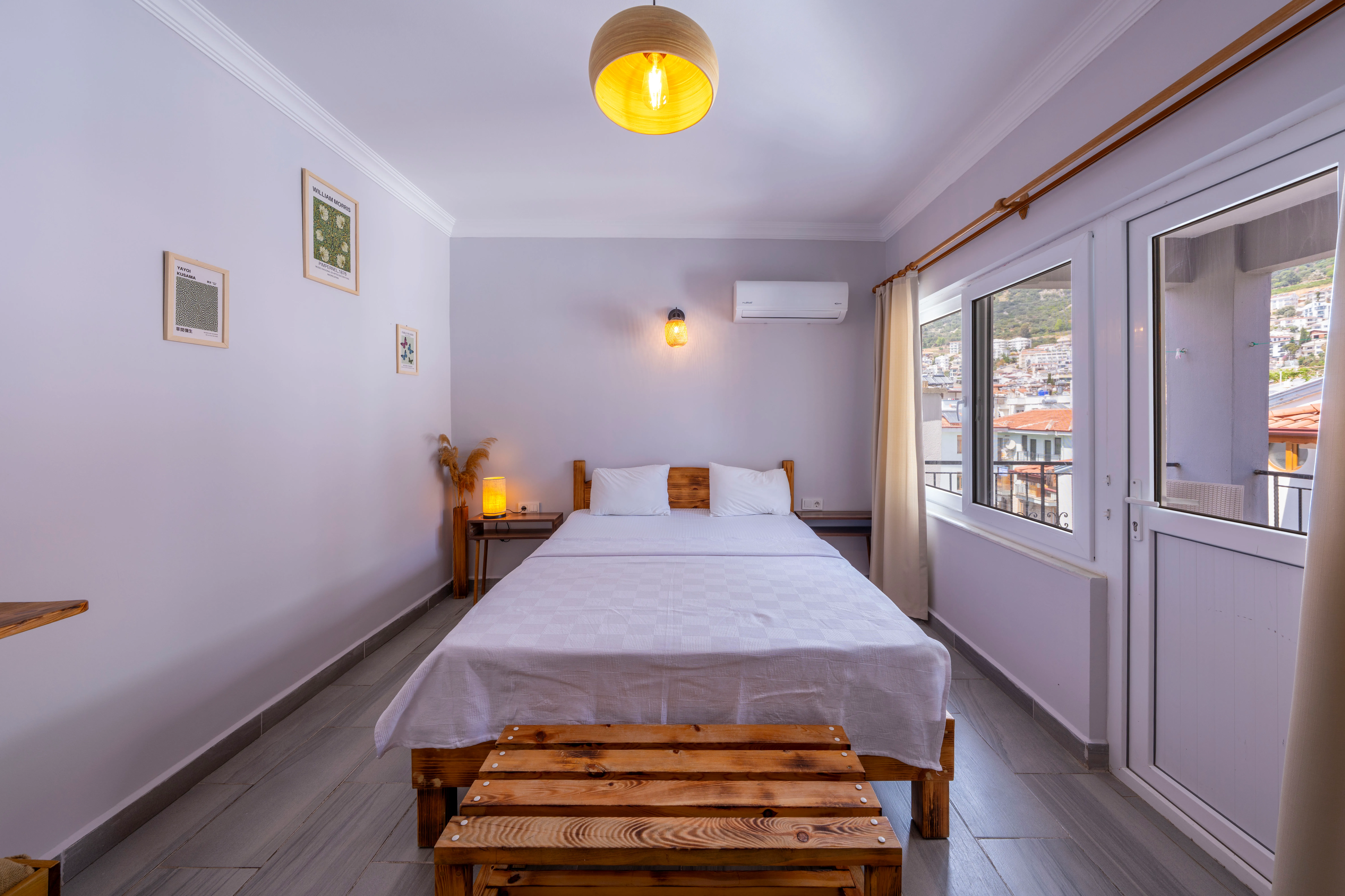 Deluxe room with balcony view at Larex Pansiyon Kaş